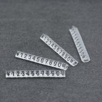 China Clear Necklace Price Tags , Jewelry Shop Golden Holder Custom Printed Price Tags factory