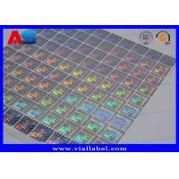 China Tamper Evident QR Code Serial Number 3D Holographic Stickers factory