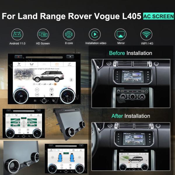 Quality 10.4 Inch Touch Screen AC Control L405 Automotive Climate Control System for sale
