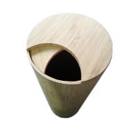 China Wooden Customize Bamboo Tube Urns For Animals Funeral factory