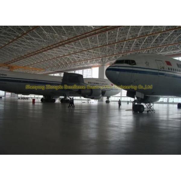 Quality Pre Design Steel Airplane Hangars Aircraft Hangar Buildings 39M X 32M for sale