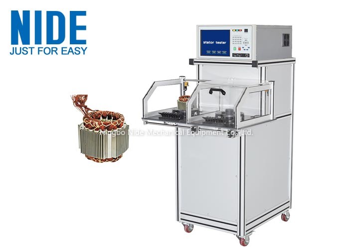 China Double Test Station Coil Winding Stator Testing Machine For induction electric factory