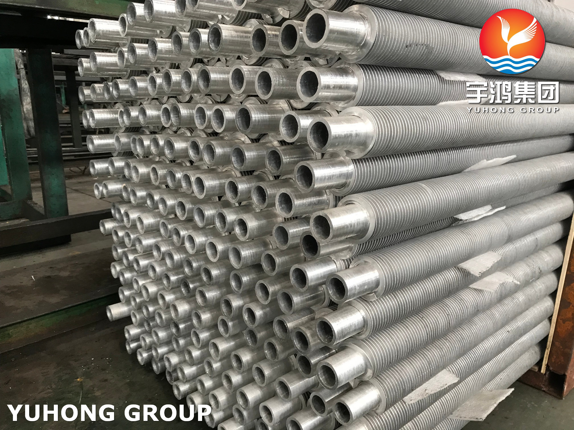 China Stainless Steel High Frequency Welding Finned Tube Spiral Solid Finned Tube For Heaters factory