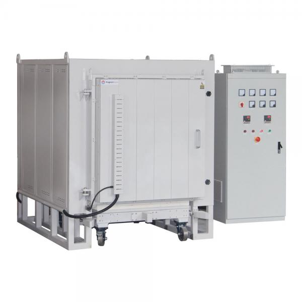 Quality 1250 Degree C Car Bottom Furnace With Manual Sliding Bottom  CE Compliance for sale