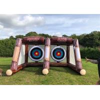 China Interactive Sport Shooting Games Inflatable Axe Throwing Sticky Tossing Game For Adult And Kids factory