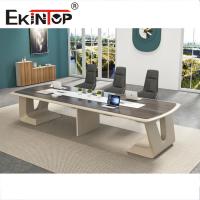 China Modern MDF Woden Office Desk Conference Table MT-54-1 Meeting 2.4m factory