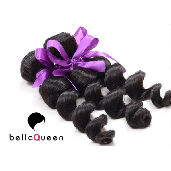 Quality Soft No Chemical Unprocessed Loose Wave Brazilian Virgin Human Hair Extension for sale