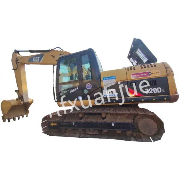 Quality 20T 320D2 Used CAT Excavators Crawler High Efficiency Excavating For Mining for sale