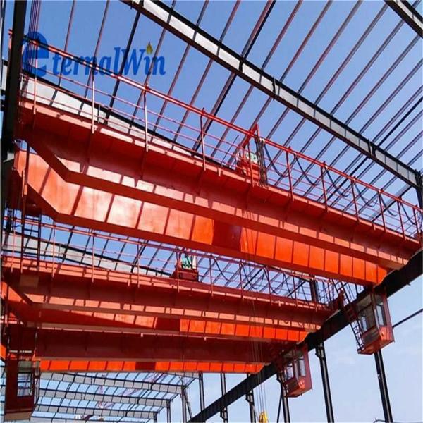 Quality 25 Ton 30 Ton electric mobile Double Girder Overhead Crane For Heavy Goods for sale