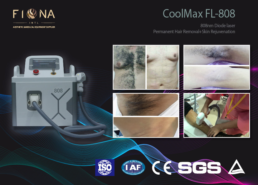 China Fiber Coupled Diode Laser Hair Removal Machine 808nm For Any Color Hair for sale