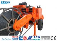 China Orange 129kw 173hp Overhead Line Stringing Equipment Hydraulic Cable Puller factory
