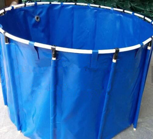 Quality PVC Coated Customized Tarpaulin Fish Tank , 3200L Cold Resistance Fish Tank for sale