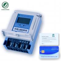 Quality 50Hz Electrical One Phase Energy Meter Single Phase Electronic With IC Card for sale