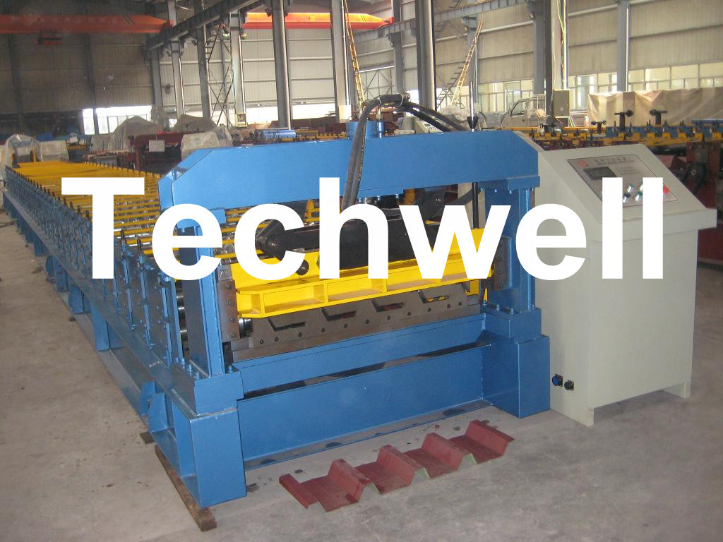 China 13 - 20 Forming Station Roof Wall Roll Forming Machine for Metal Roofing Sheet TW-RWM for sale
