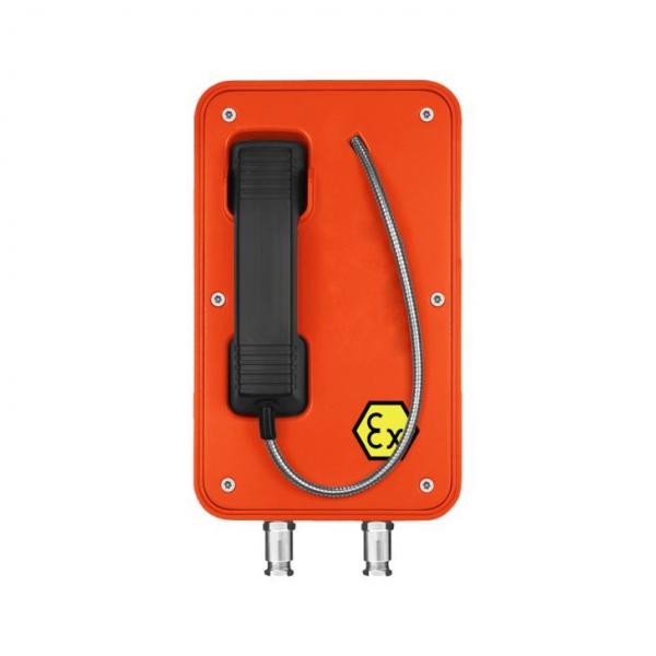 Quality Wall Mounting Industrial Weatherproof Telephone IP67 With Intrinsic Safety Type for sale