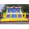China 0.9mm PVC Material Large Inflatable Slide Jungle Theme For Adults / Children factory