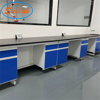 Quality Corrosion Resistant Lab Bench Table Steel Wood Material Waterproof for sale
