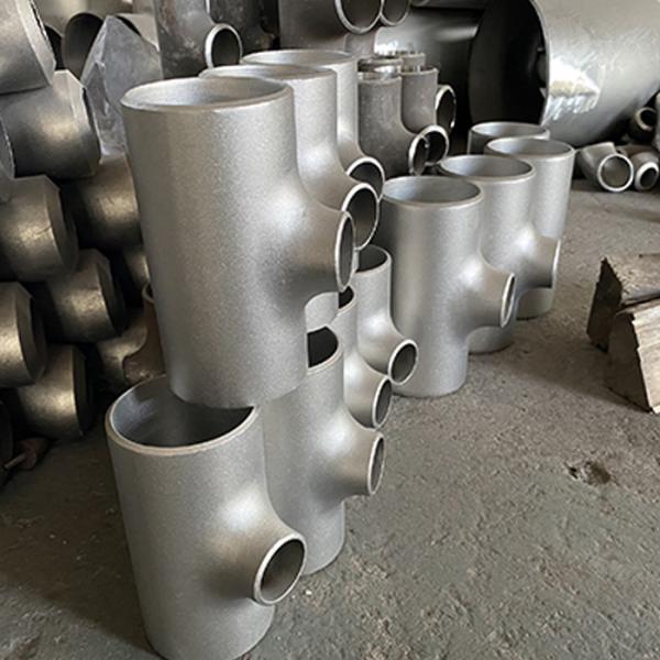 Quality ASME/ANSI B16.9 Seamless Pipe Fittings SS Reducing Tee 304 Stainless Steel Tee for sale