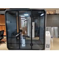 China Noise Cancelling Office Phone Booth Movable Acoustic Furniture factory