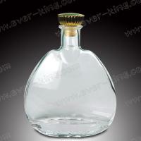 China OEM ODM Super White Glass Clear Alcohol Bottles factory