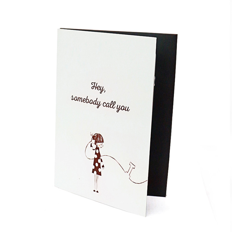 China A5 Musical Greeting Cards Custom Sound Voice Printing Audio Greeting Card factory