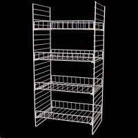 China Supermarket Metal Wire Display Stands / Mulitple Shelf Wire Rack Display Stands factory