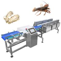 China Touch Screen Weight Sorting Machine For Hairy Crabs And Chicken Automatic Multi Level Check Weigher factory