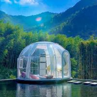 Quality Height 2.7m Clear Bubble Tents Luxury Flame Retardant Clear Dome House for sale