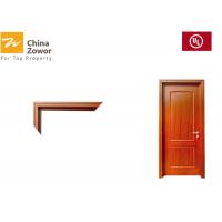 China BS Standard Fire Resistant Wooden Doors For Hotel Room/ Baking Paint Finish factory