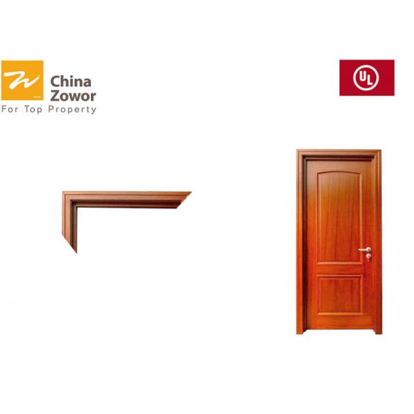 Quality BS Standard Fire Resistant Wooden Doors For Hotel Room/ Baking Paint Finish for sale