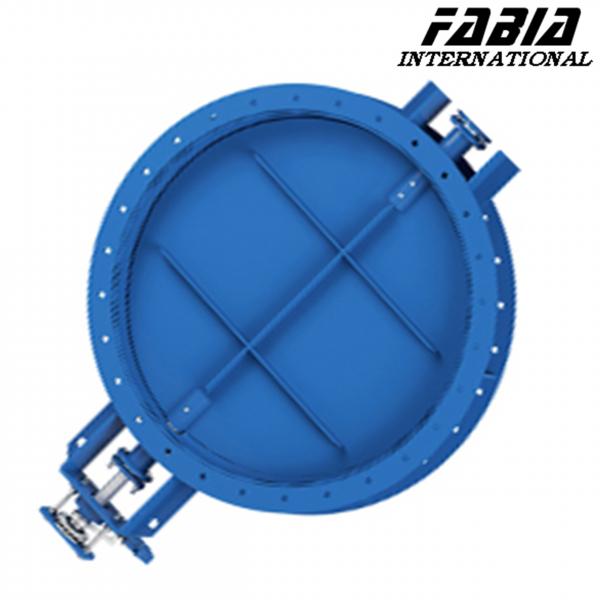 Quality 50mm 400mm 300mm Carbon Steel Flanged Ventilation Butterfly Valve for sale