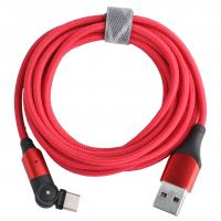 China 1.5m 3.0 Usb C Fast Charging Cable 180 Degree Free Elbow Aluminum Shell factory