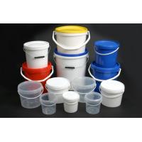 China Professional Heat Resistant White Plastic Paint Bucket Rust Resistant 5L factory