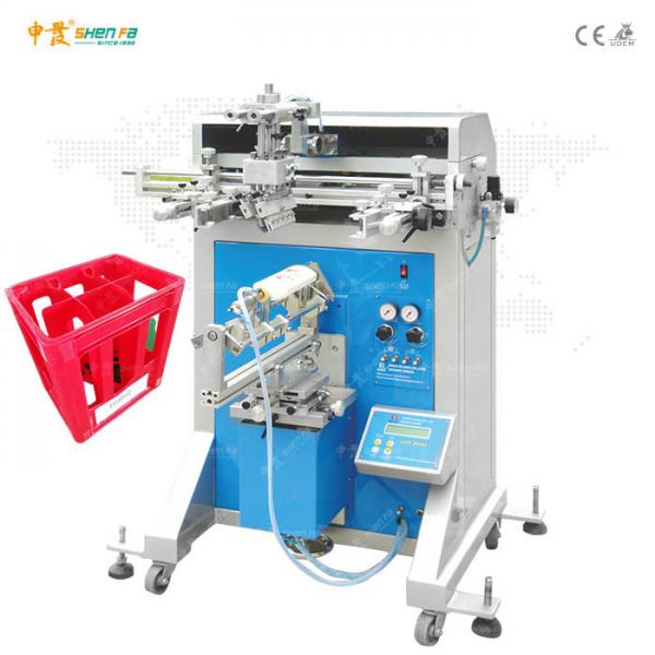 Quality CE 350x250mm Semi Auto Screen Printing Machine For Plastic Crate for sale
