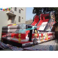 Quality Outdoor Large 0.55mm PVC tarpaulin Inflatable Commercial Inflatable Slide for Kids Playing for sale