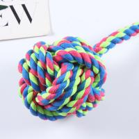 China Eco Friendly Hand Woven Super Strong Bite Resistant Set Interactive Dog Chew Rope for sale