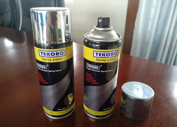 China 400ml Chrome Spray Paint Aerosol Spray Paint for Finish Coat Coverage Up To 10 Sq. Ft factory