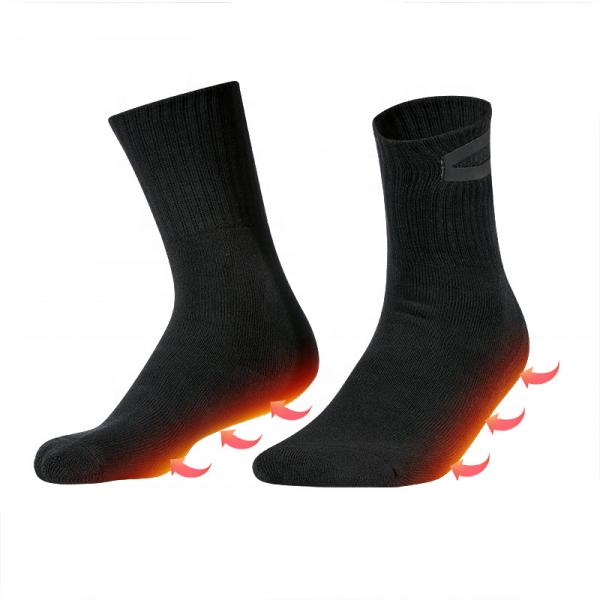Quality Winter Battery Powered Electric Heated Socks With 2200Mah For Hunting Camping Hiking Riding Cycling for sale