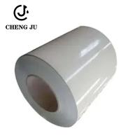 Quality Prepainted Steel Sheet Coil 50-2000mm White Color Coated Metal Building Materials Galvanized Coil for sale