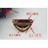 China High quality fashion metal accessories zinc alloy 4 colors handbag lock hardware factory
