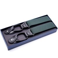 China Fine Design Iron Elastic Strap Clip Men 120cm Leather Suspender Belt factory