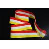 China Fashional Design Custom Award Ribbons , Medal Neck Red/White/Yellow Ribbons factory