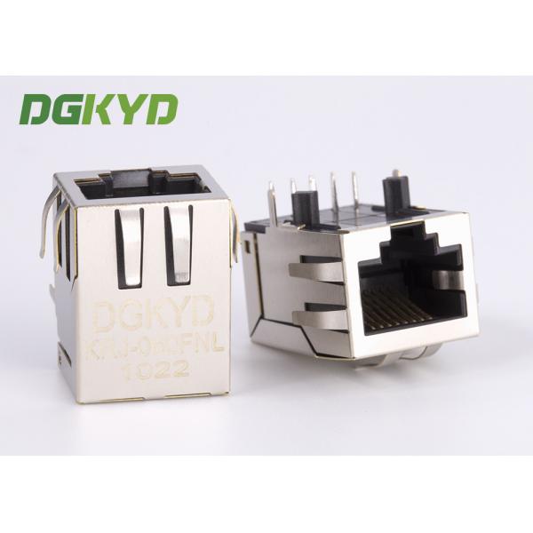 Quality Metal Shielded 100 Base-Tx Cat5 Rj45 Ethernet Connector With Magnetics China Factory for sale