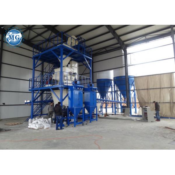 Quality Dry Wall Putty Dry Mortar Production Line Computer PLC Control Automatic System for sale