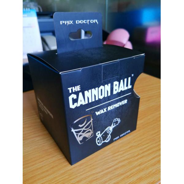 Quality Printing Flat Black Cannon Ball Custom Paper Box Packaging For Childrens Ball for sale