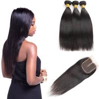 Quality Unprocessed Indian Human Hair Bundles / No Shedding Wavy Virgin Indian Hair for sale