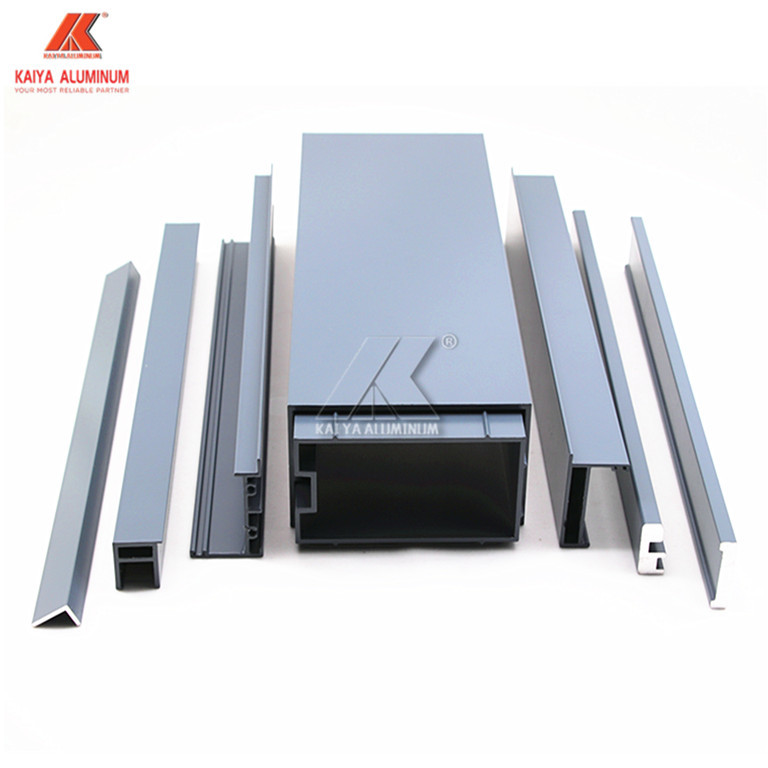 China Curtain Wall Structure Aluminium Alloy Profile For Double Glazing Glass Panel Facade factory