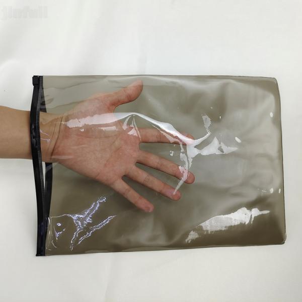 Quality Printed PVC Bag With Zipper Waterproof Regeneration Material for sale