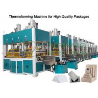 China Paper Molded Pulp Machine Forming , Drying And Hot Press Shaping 150kg/h factory