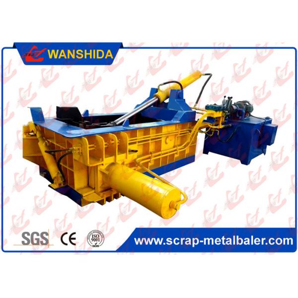 Quality Aluminum Cans Scrap Baler Machine Hydraulic Metal Baler With Turn Out Dischargin for sale